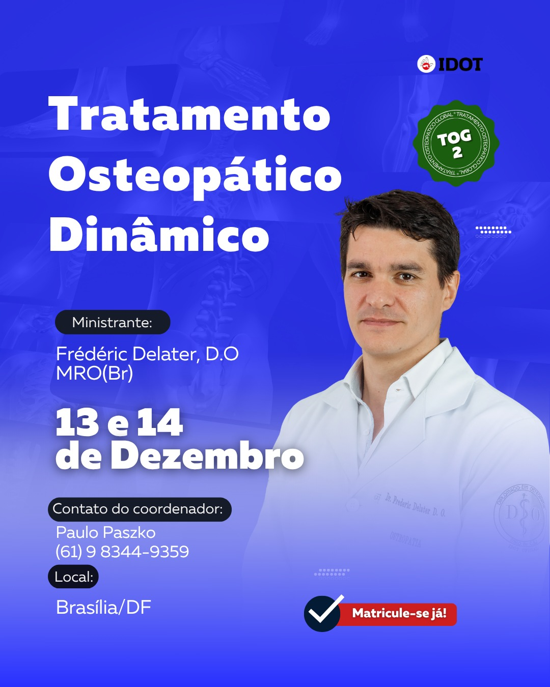 Tratamento osteopático dinâmico (1ª turma)